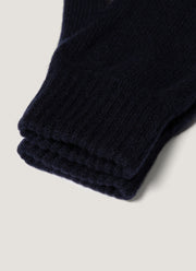 Cashmere Gloves in Navy