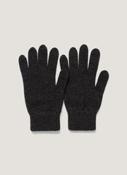 Cashmere Gloves in Charcoal Melange
