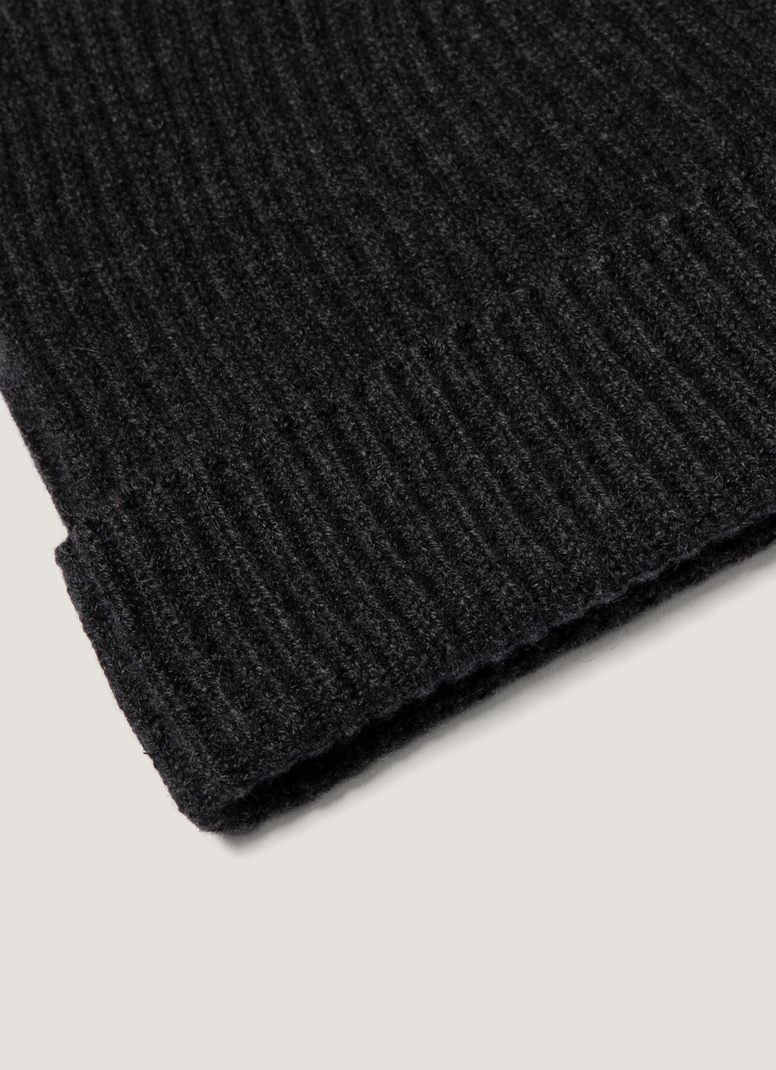 Cashmere Ribbed Hat