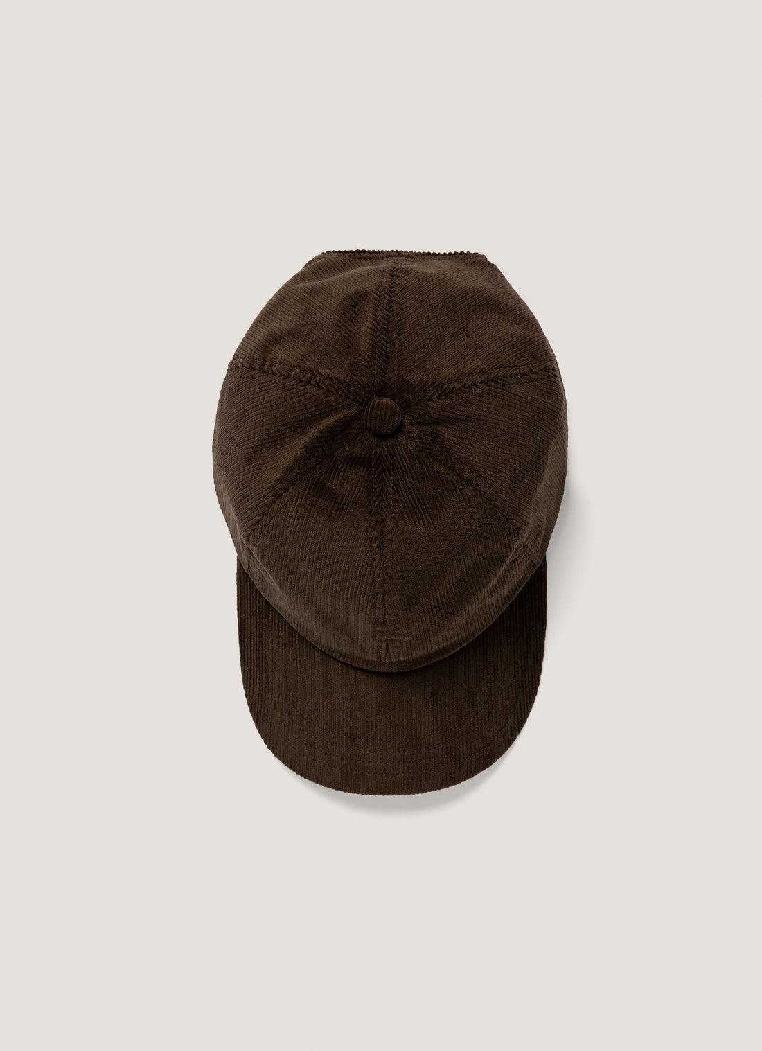 Casquette en velours côtelé
