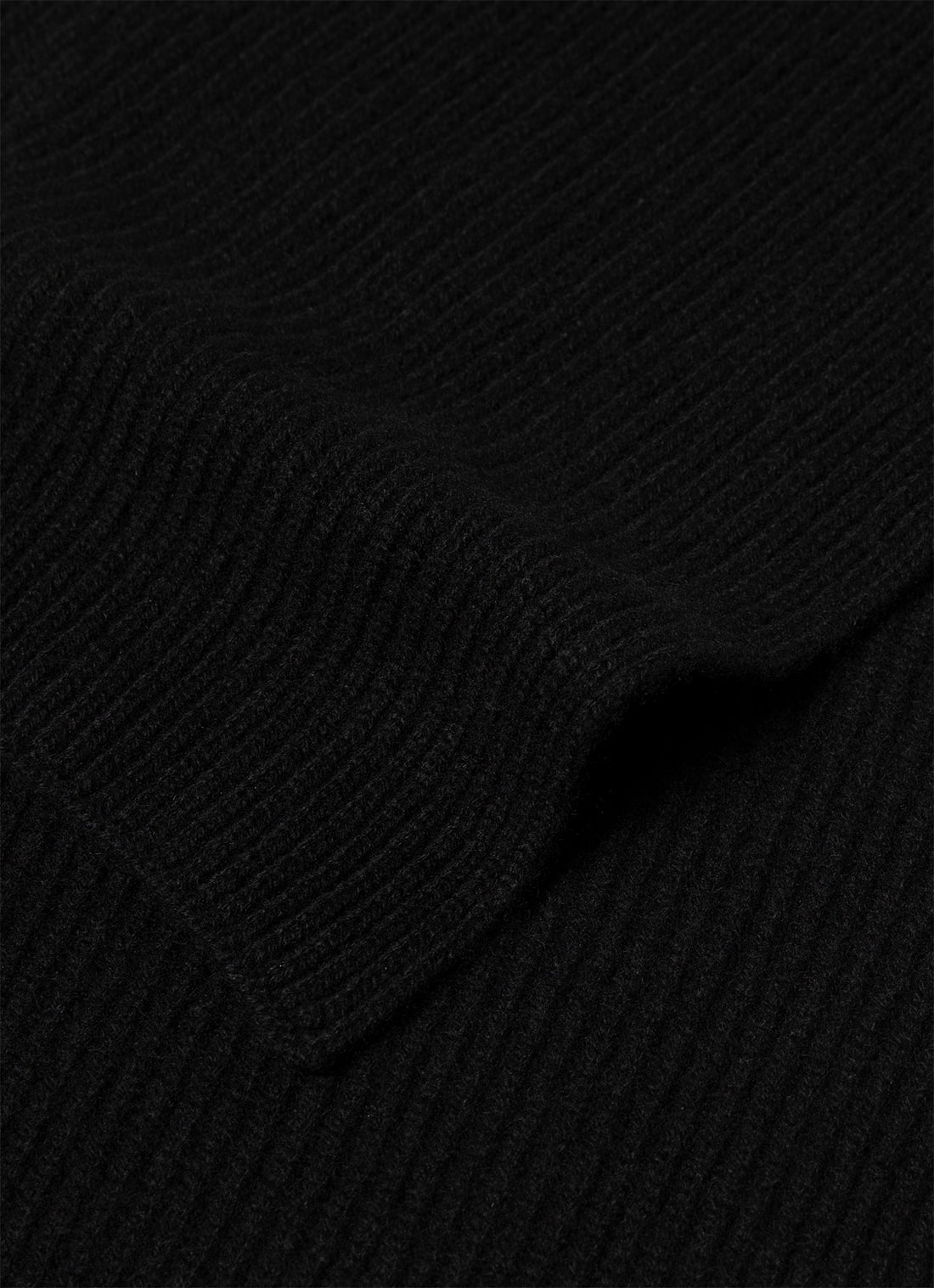 Cashmere Ribbed Scarf