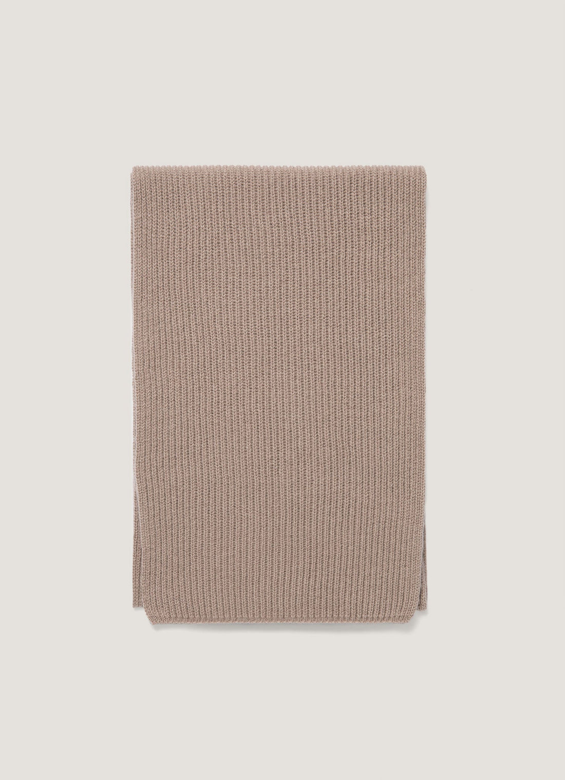 Cashmere Ribbed Scarf
