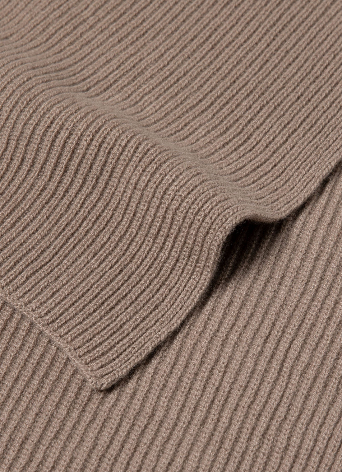 Cashmere Ribbed Scarf