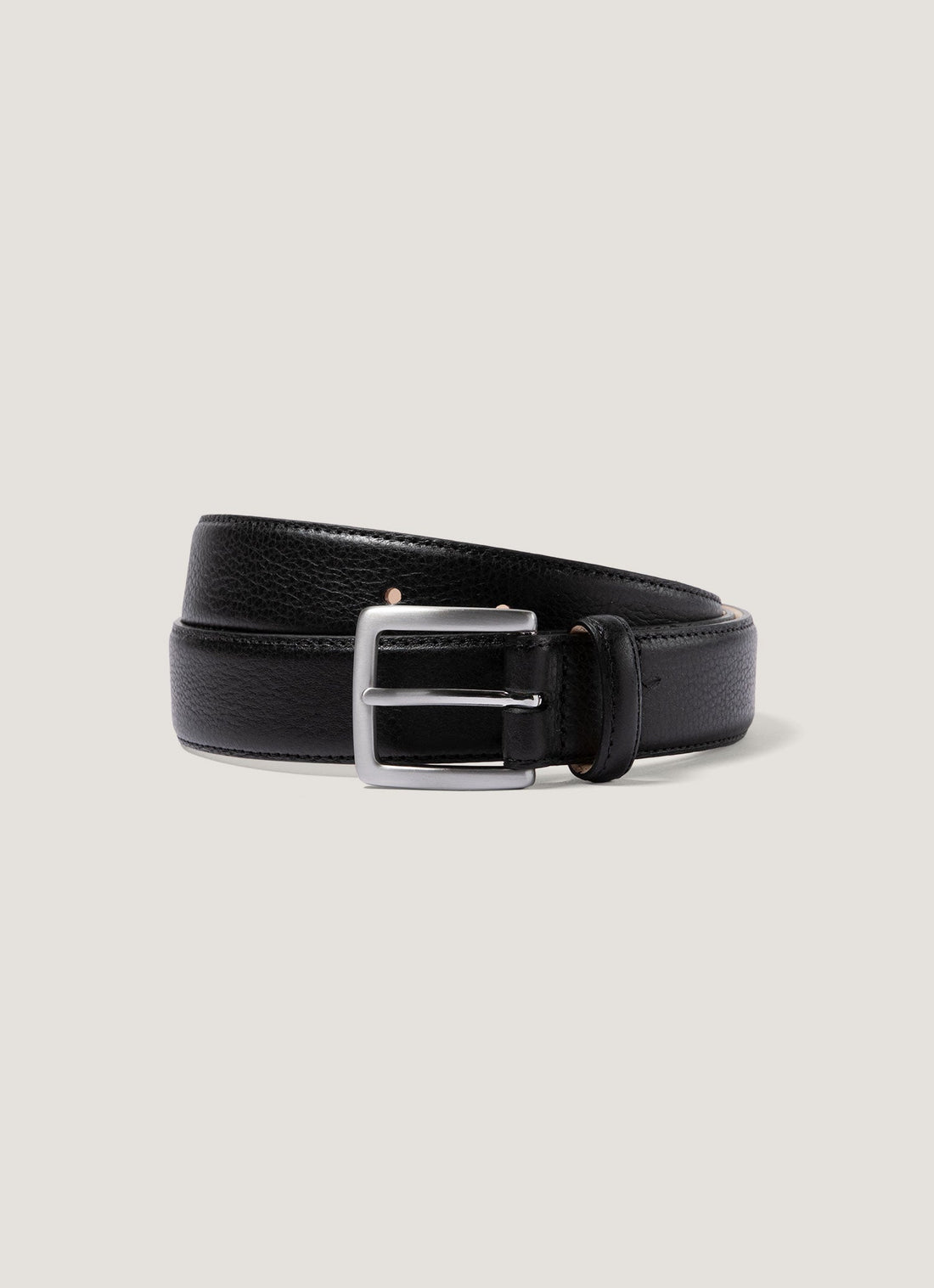Men's Smart Leather Belt in Black