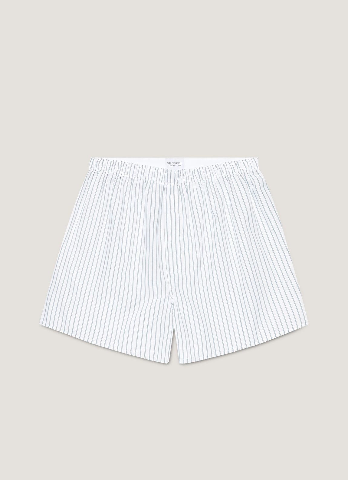 Men's Classic Boxer Short in White/Blue/Green