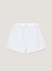 Men's Classic Boxer Short in White/Blue/Green