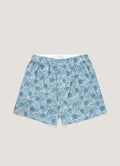 Men's Classic Boxer Short in Liberty Fabric in Stone Blue Floral