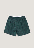 Men's Classic Boxer Short in Liberty Fabric in Steel Green Bloom