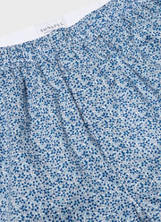 Men's Classic Boxer Shorts in Liberty Fabric in Ink Blue Meadow