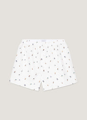 Men's Classic Boxer Short in Snow Angel Print