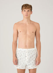 Men's Classic Boxer Short in Snow Angel Print