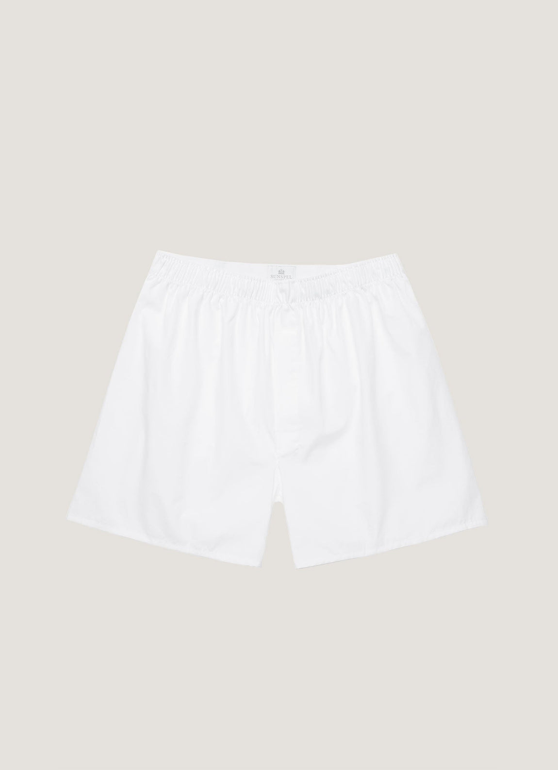 Men's Long Cut Classic Boxer Short in White