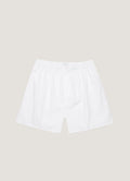 Men's Long Cut Classic Boxer Short in White