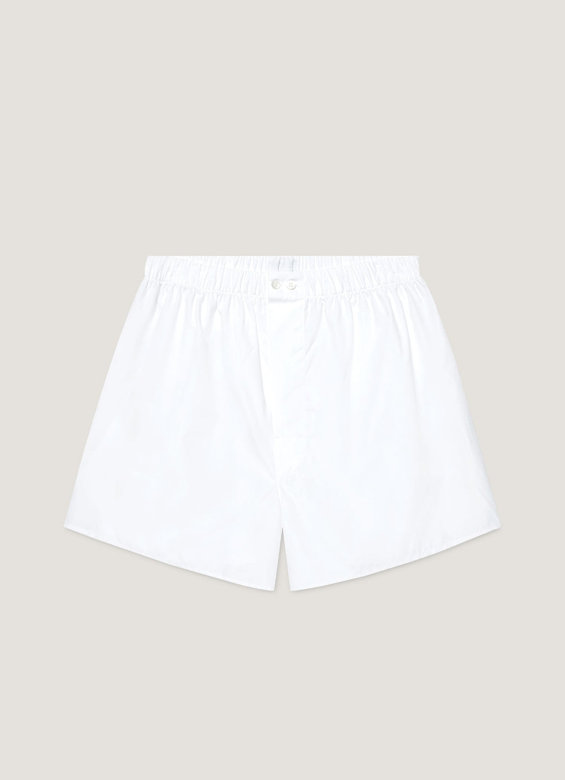Men's Sea Island Cotton Boxer Short in White