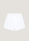 Men's Sea Island Cotton Boxer Short in White