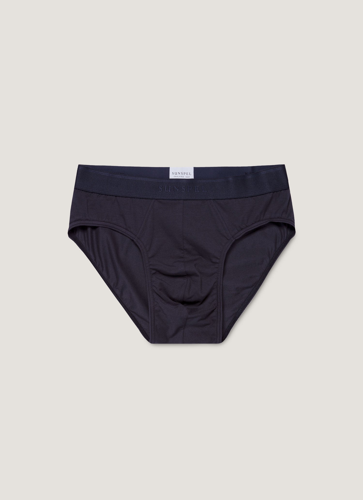 Men's Stetch Cotton Briefs in Navy