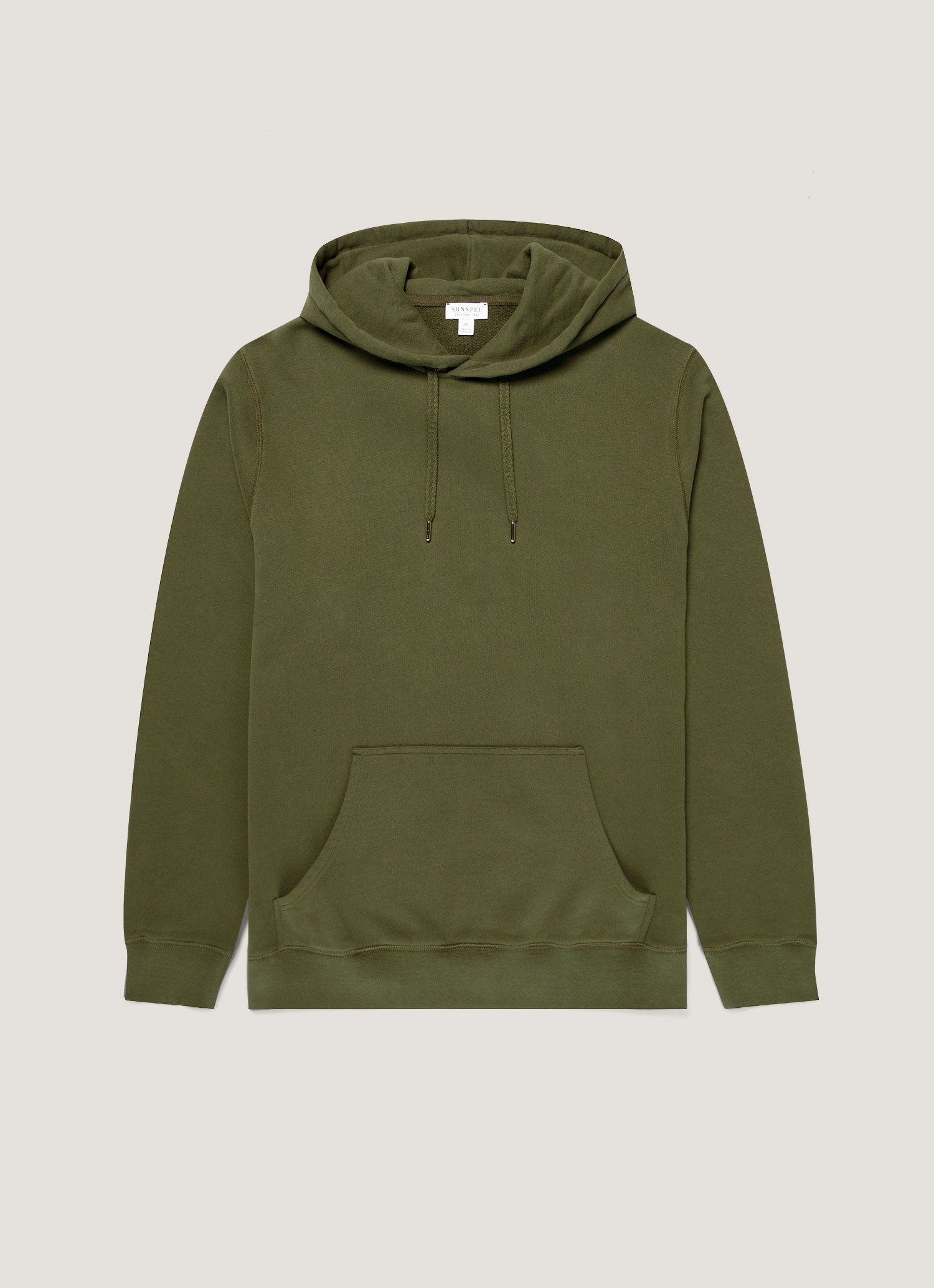 Men's Loopback Hoodie in Deep Olive