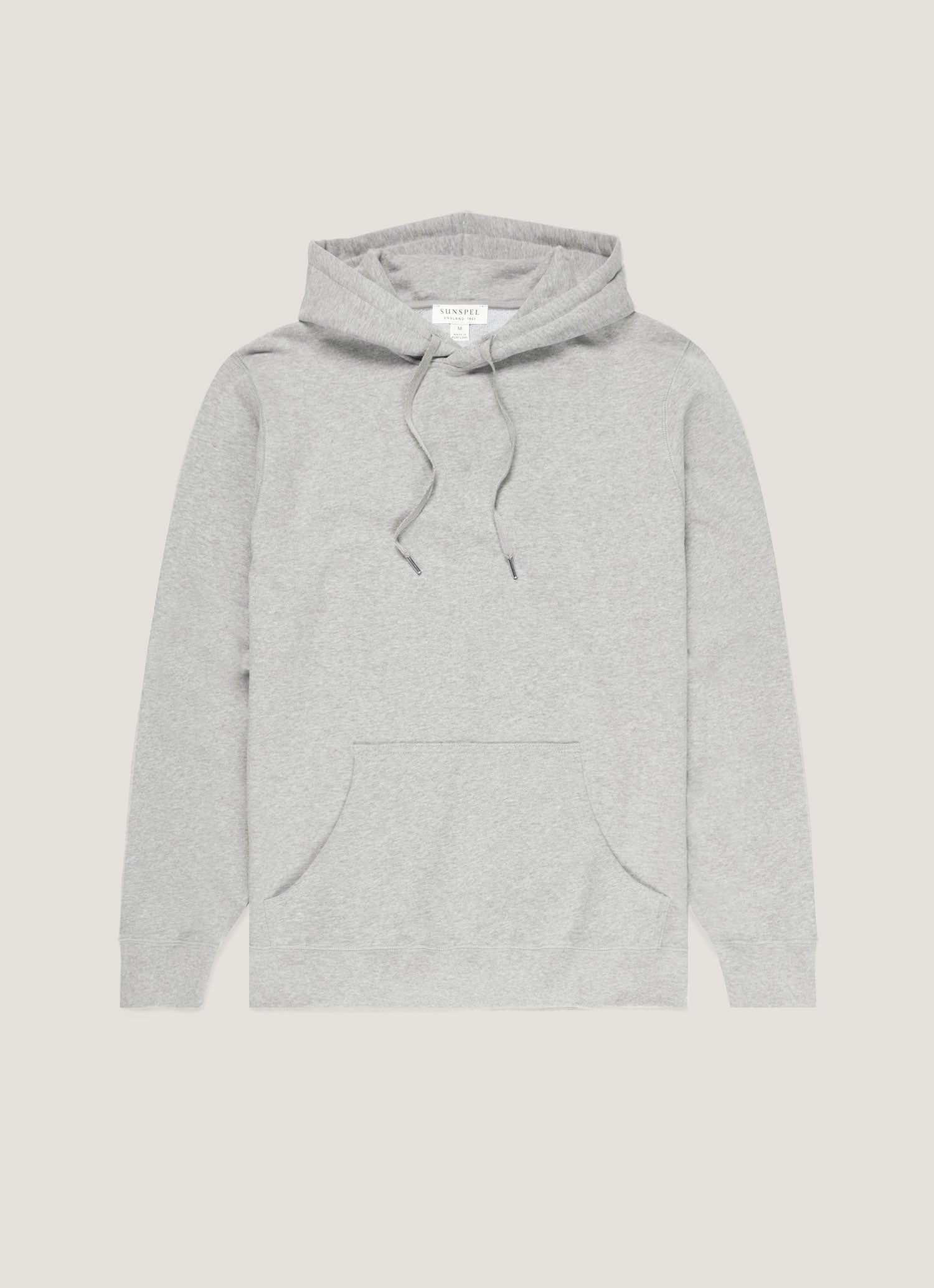 Men's Loopback Hoodie in Grey Melange