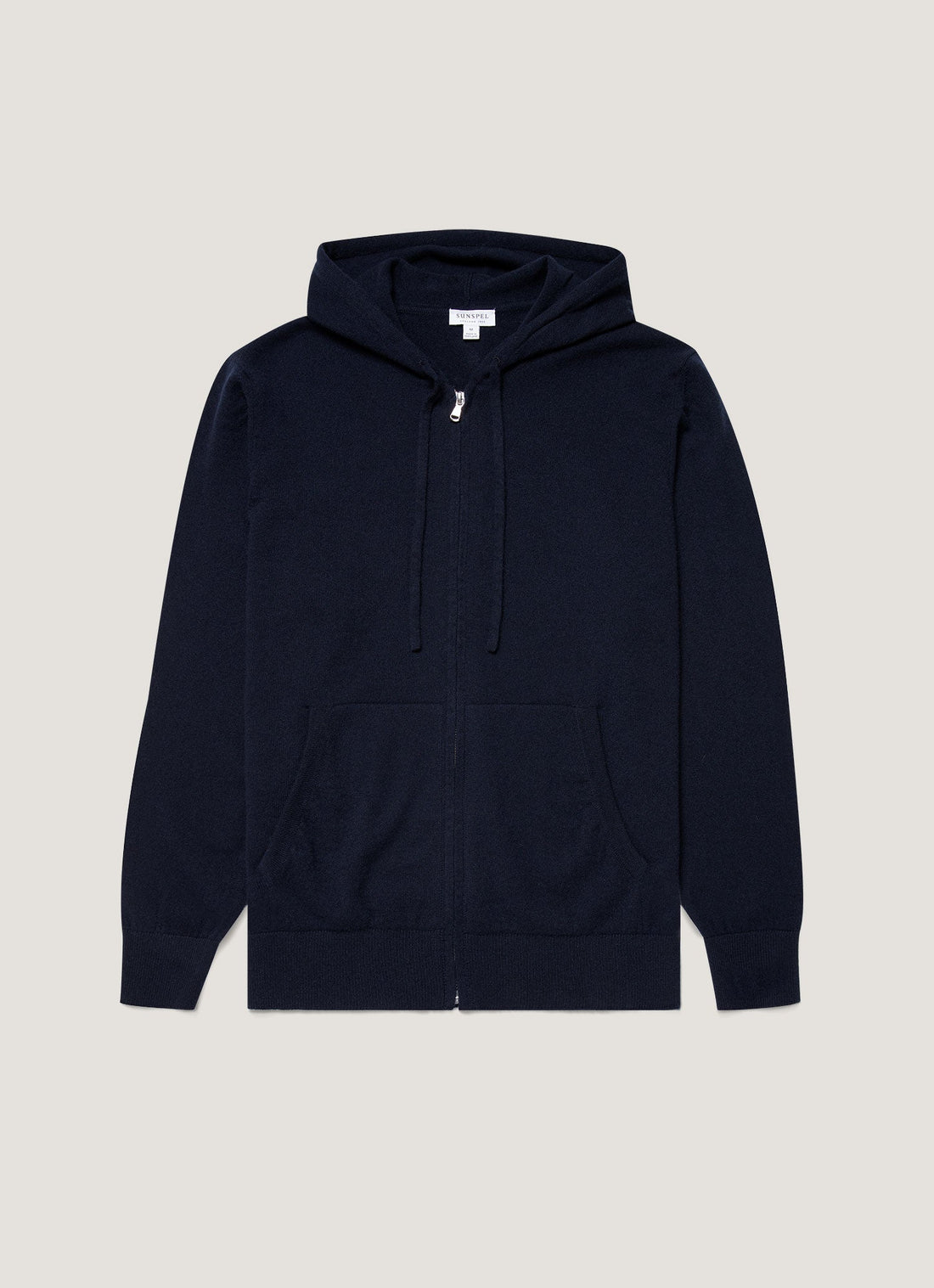 Men's Cashmere Hoodie in Navy
