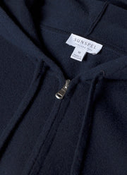 Men's Cashmere Hoodie in Navy
