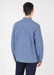Men's Chambray Twin Pocket Jacket in Chambray