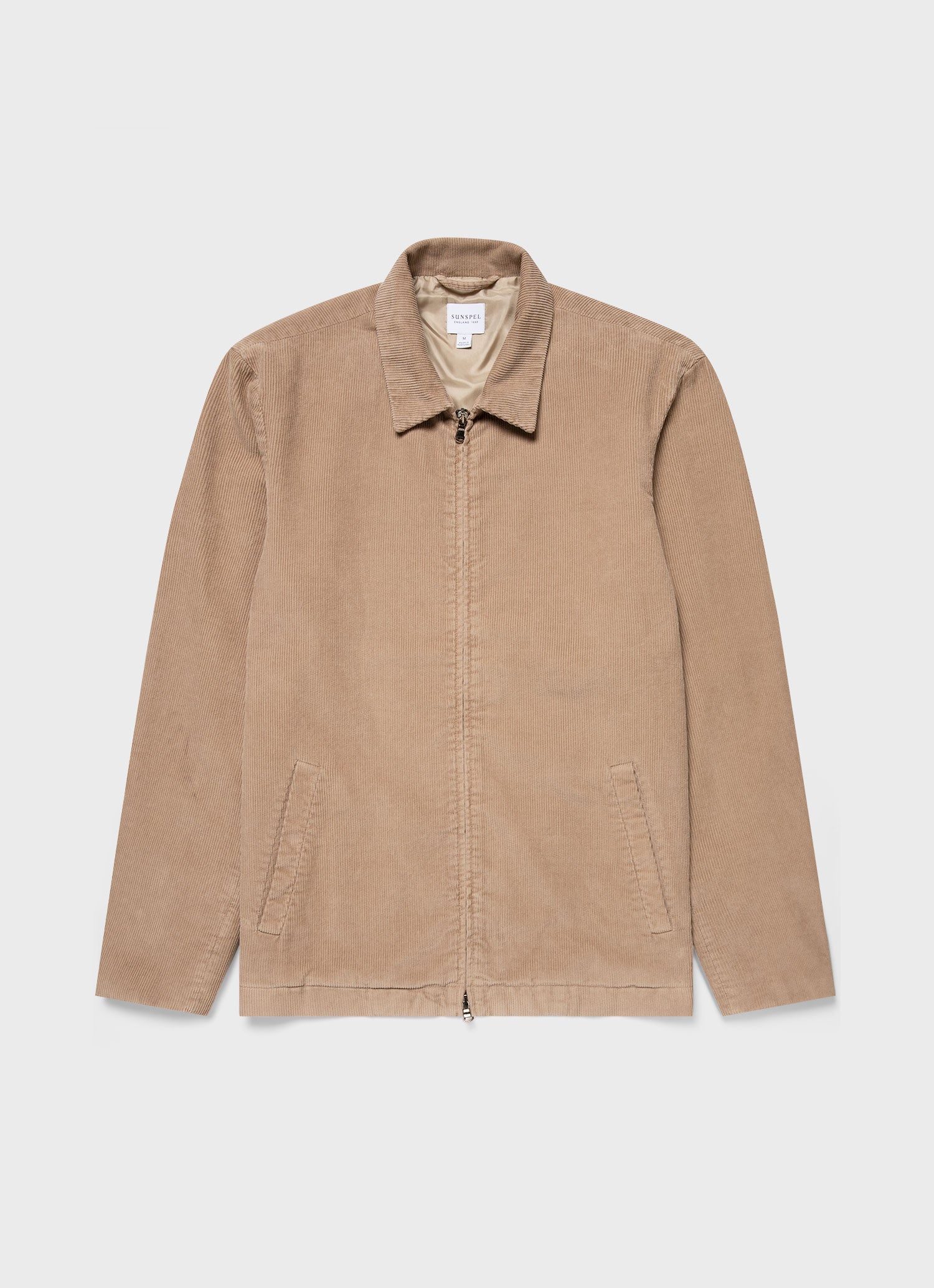 Veste Harrington en velours cotele