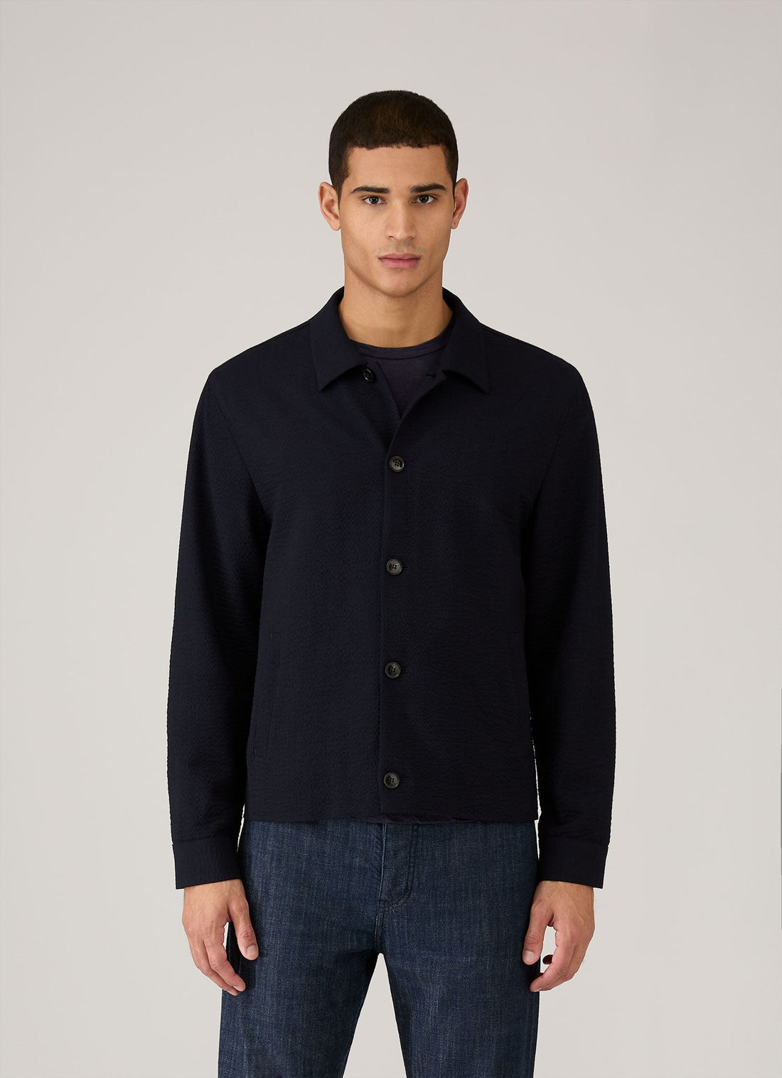 Veste en seersucker