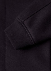 Men's Wool Bomber Jacket in Navy