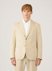 Men's Cotton Linen Blazer in Hazelwood