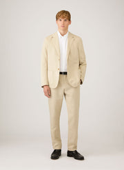 Men's Cotton Linen Two-Piece Suit in Hazelwood