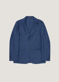 Men's Linen Blazer in Light Navy