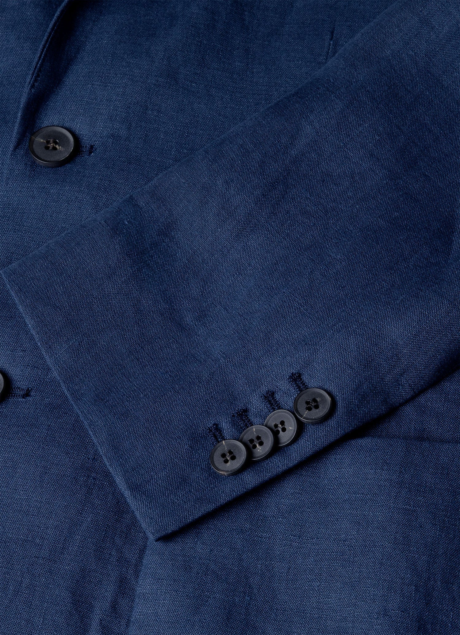 Men's Linen Two-Piece Suit in Light Navy