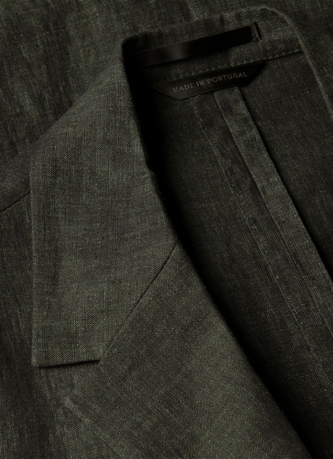Men's Linen Two-Piece Suit in Forest