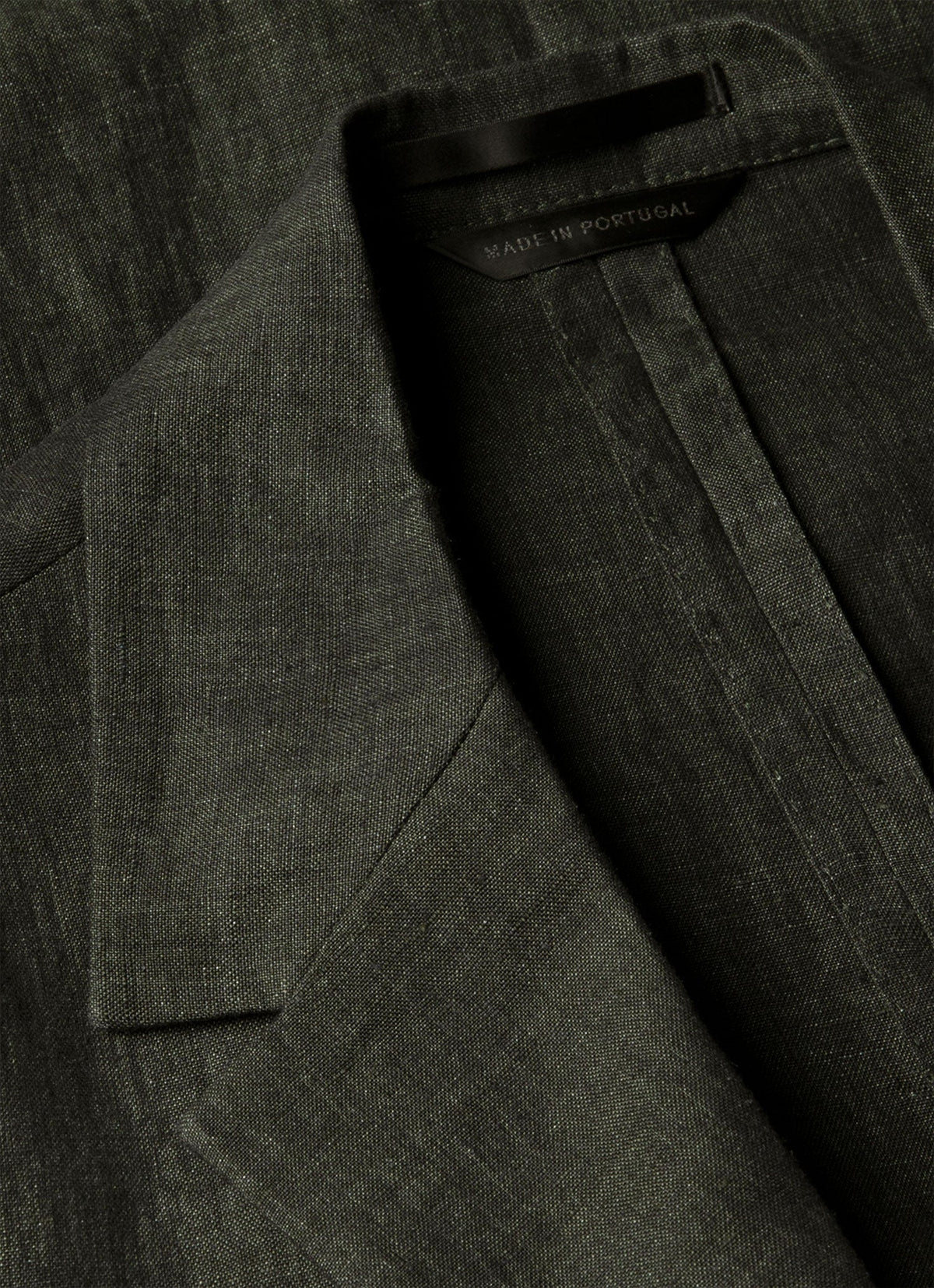 Men's Linen Two-Piece Suit in Forest