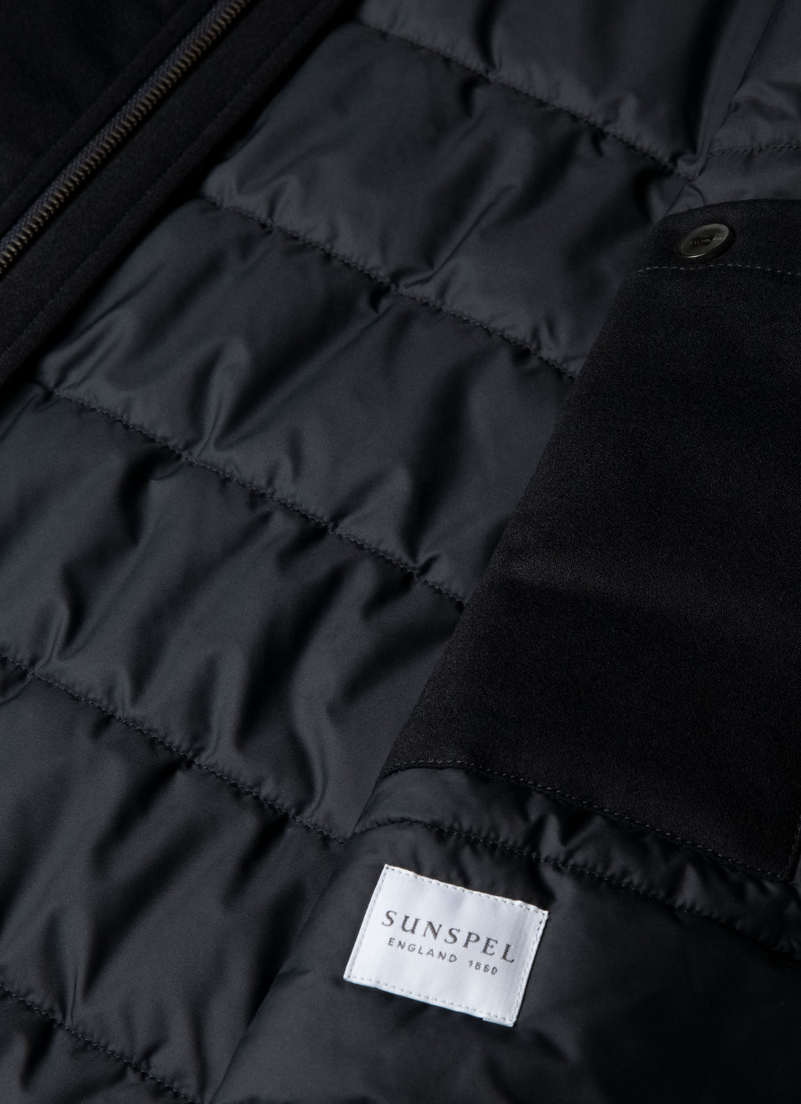 Men's Wool Cashmere Gilet in Navy
