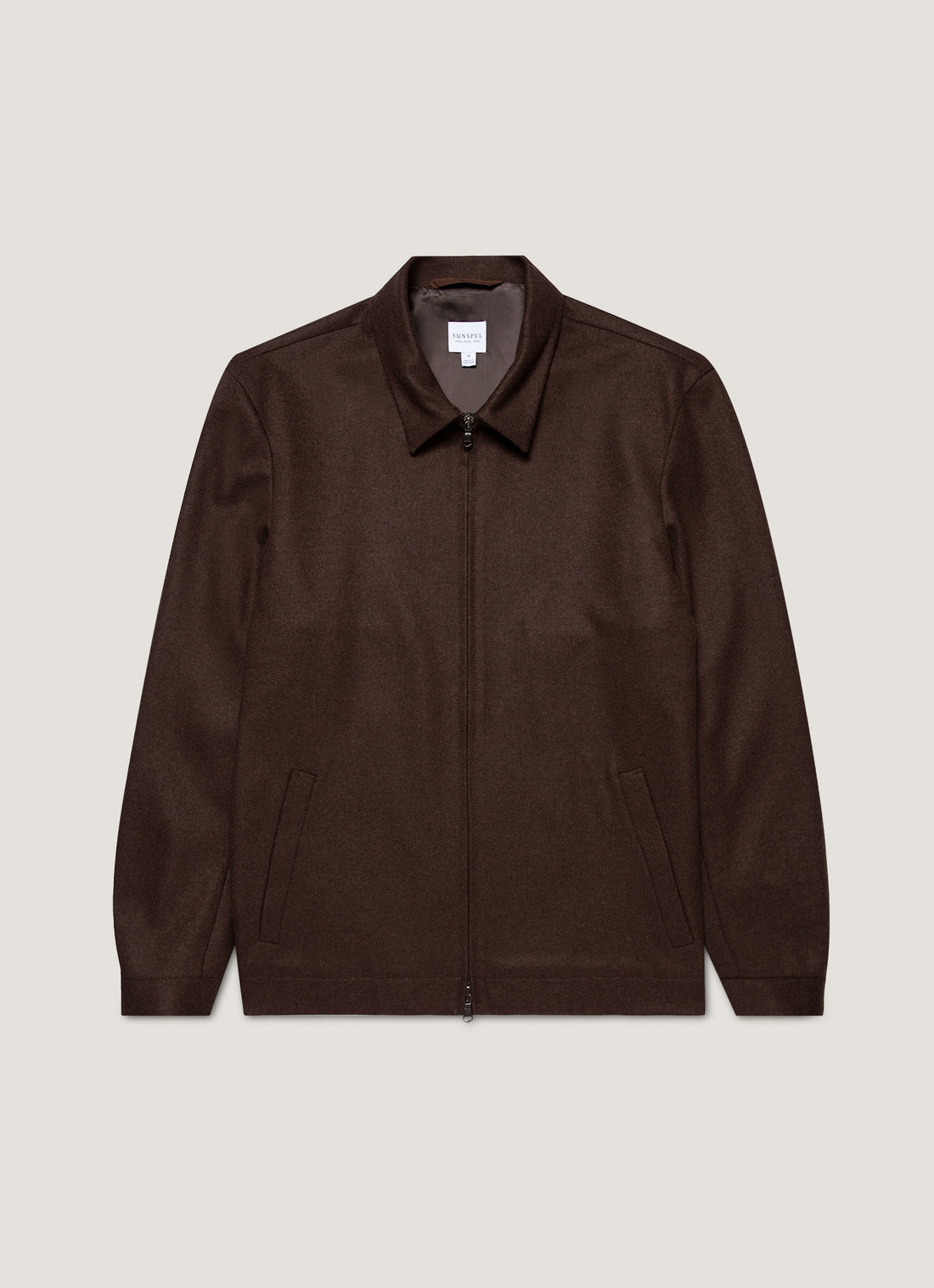 Boiled Wool Harrington Jacket