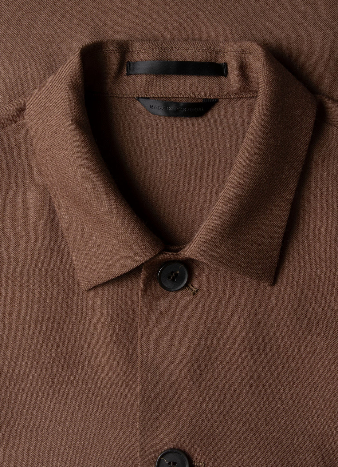 Men's Wool Twill Jacket in Light Brown