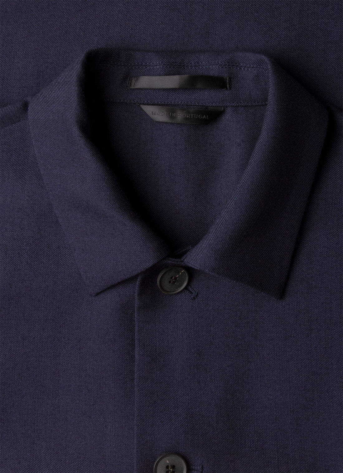Men's Wool Twill Jacket in Navy