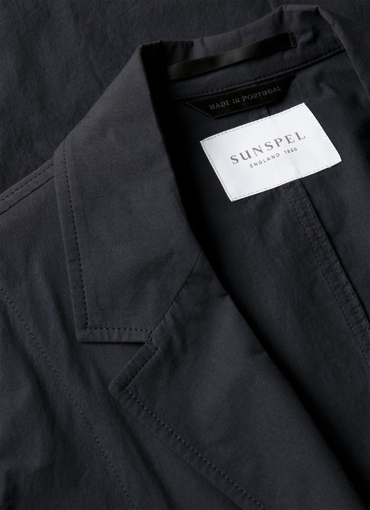 Men's Lightweight Cotton Poplin Blazer in Navy