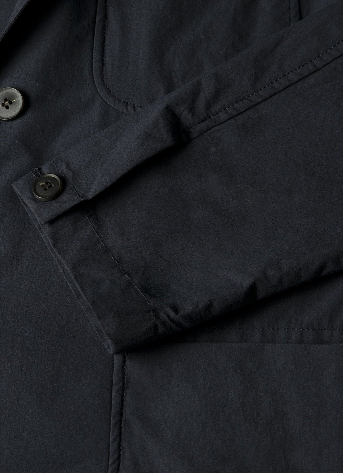 Men's Lightweight Cotton Poplin Blazer in Navy