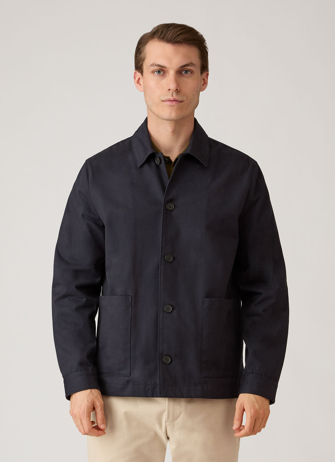 Veste de travail en coton croisé