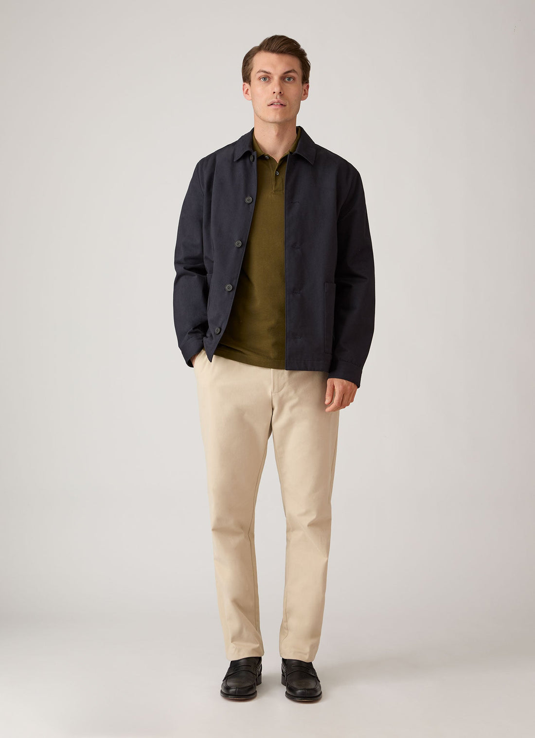 Veste de travail en coton croisé
