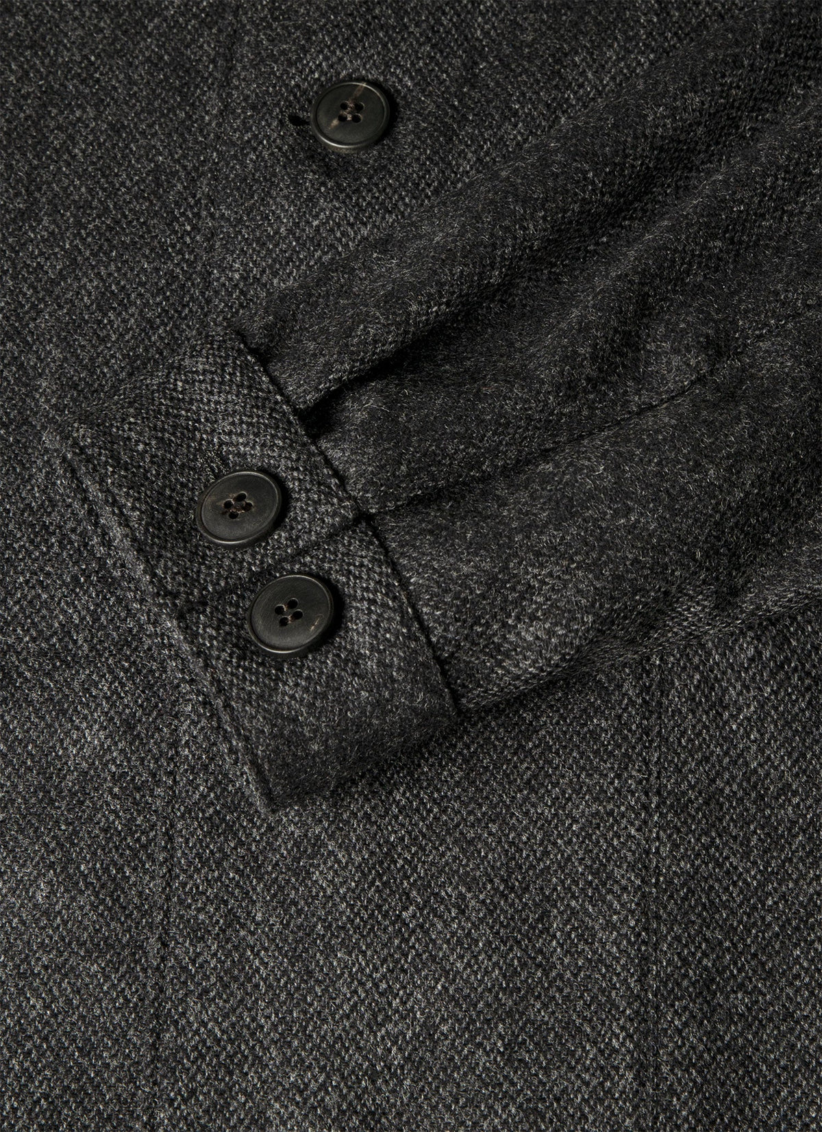 Men's Wool Twill Chore Jacket in Charcoal Melange