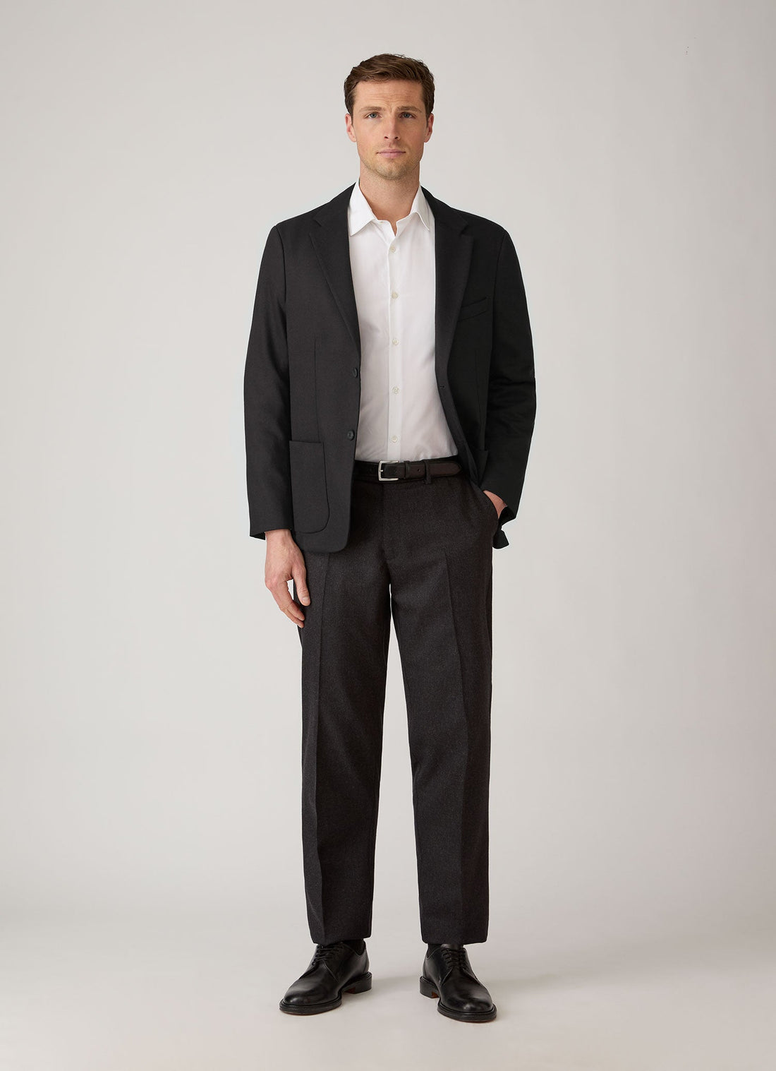 Blazer en flanelle laine et cachemire