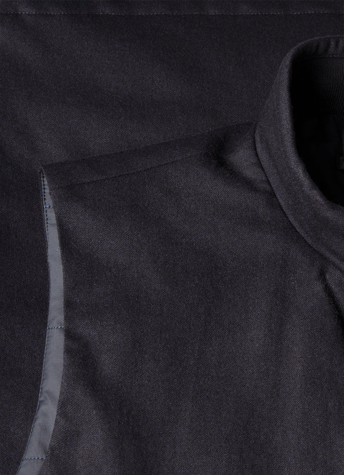Gilet en flanelle de laine et cachemire