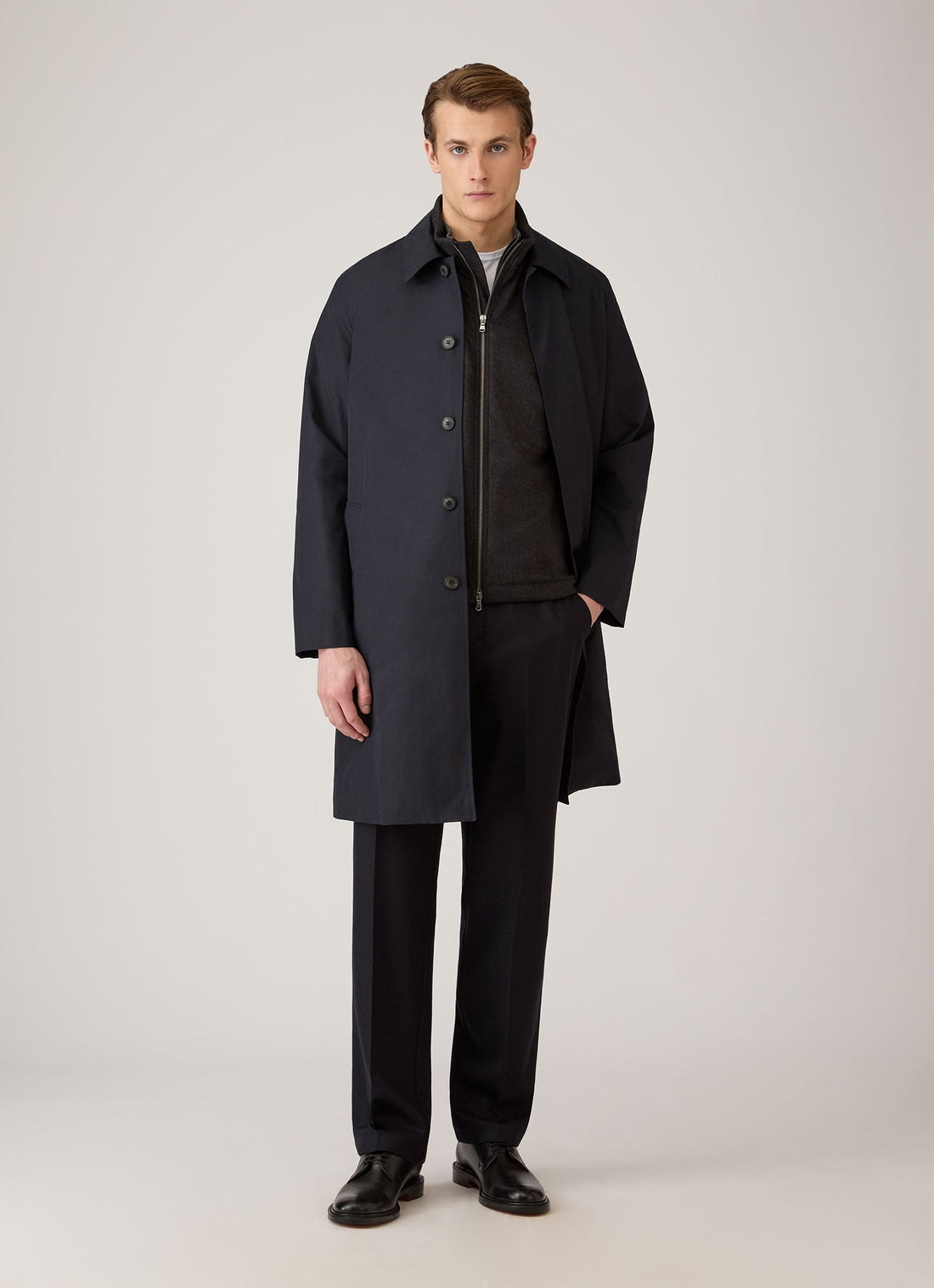 Wool Cashmere Flannel Gilet