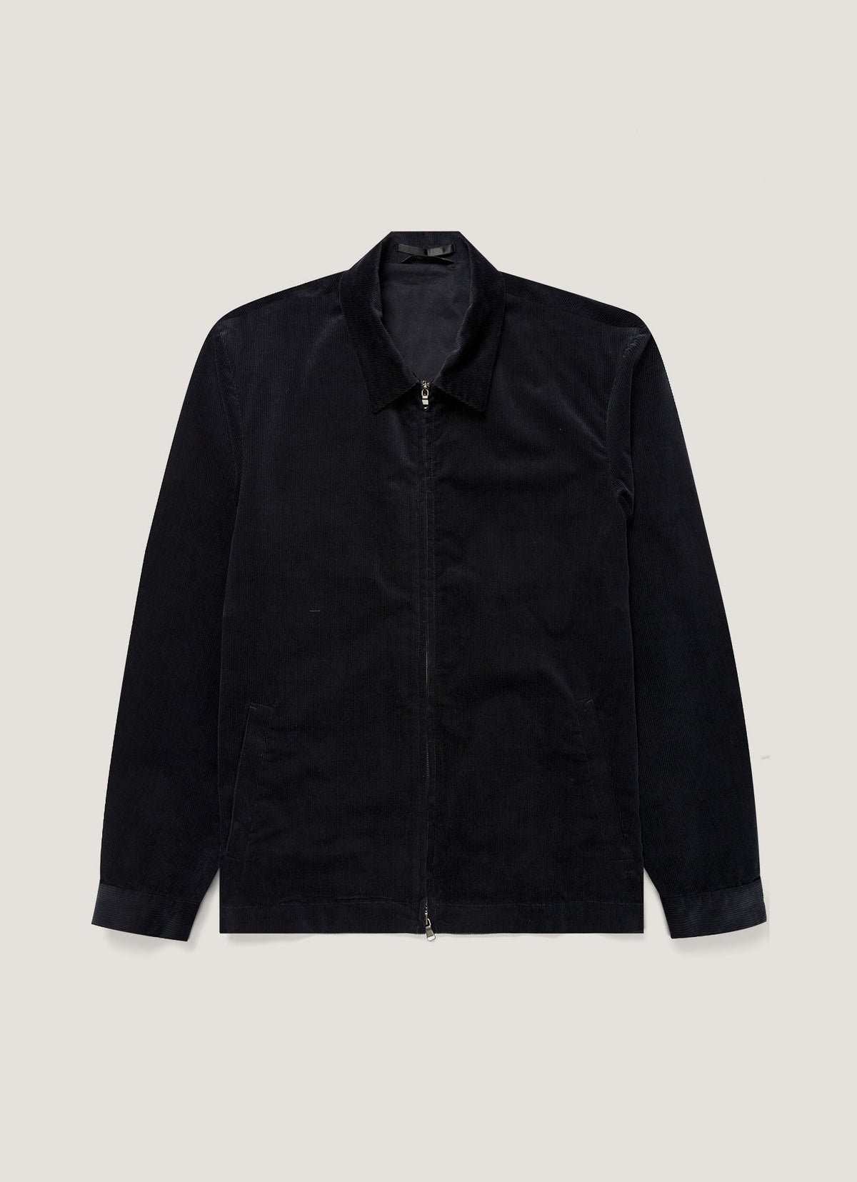 Men's Corduroy Harrington Jacket in Navy