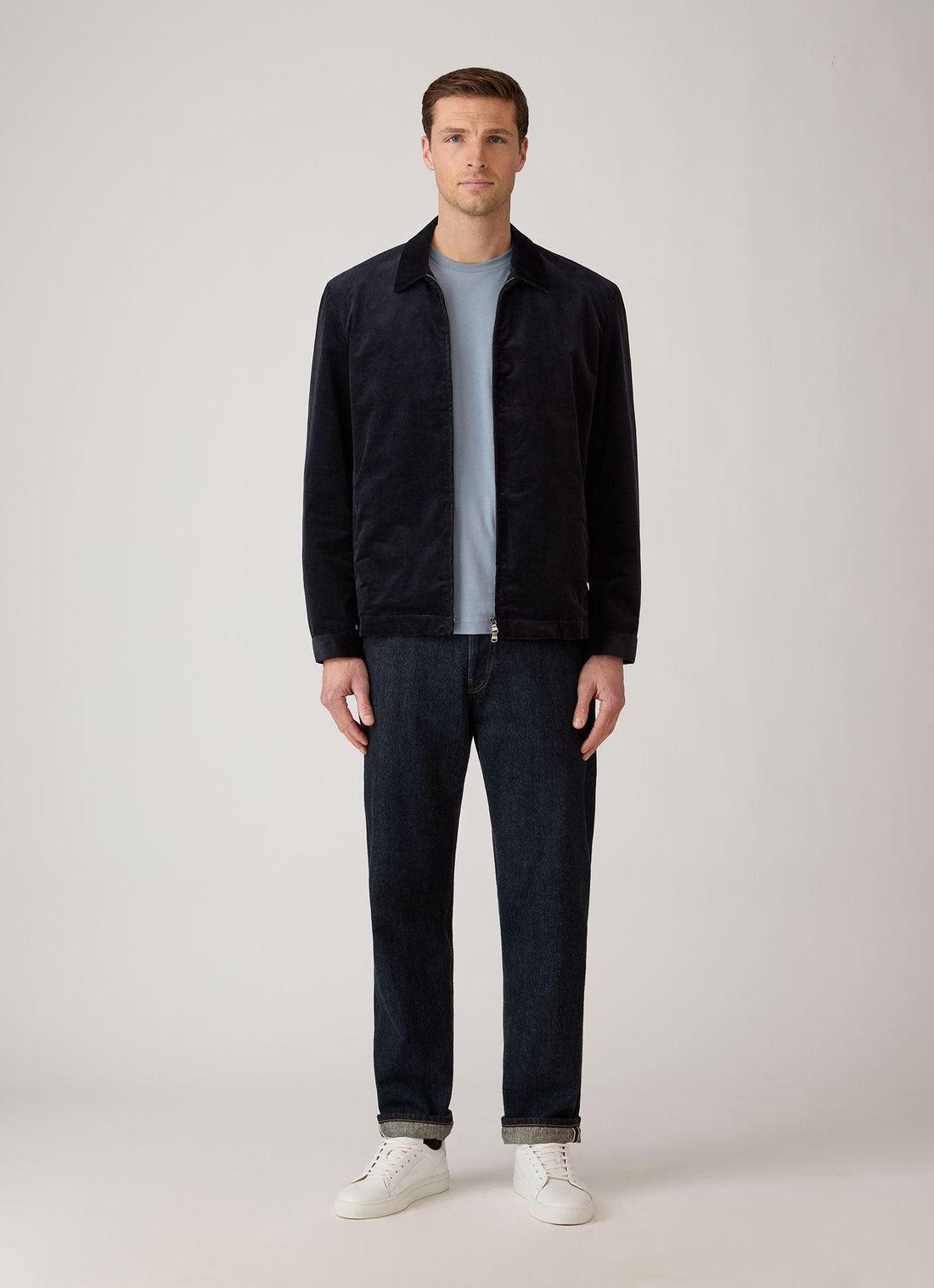Veste Harrington en velours côtelé