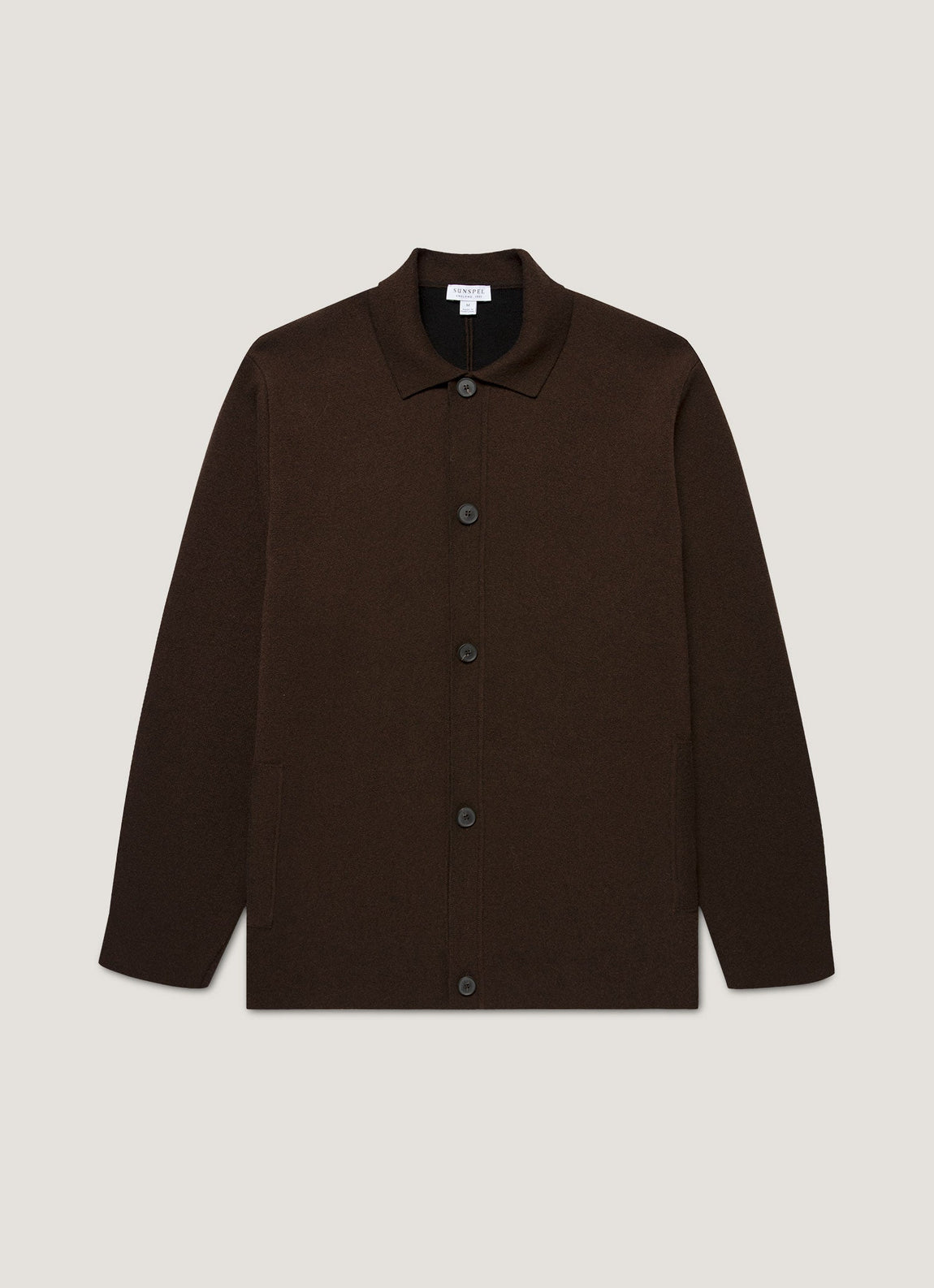 Men's Double Faced Jacket in Truffle