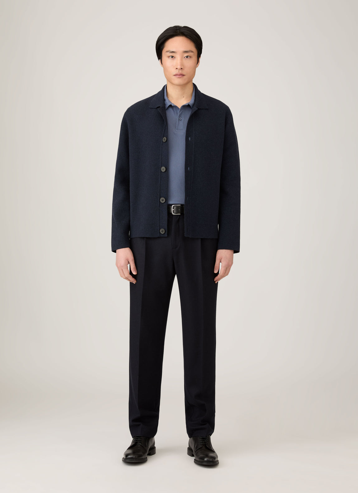 Men's Double Faced Jacket in Navy